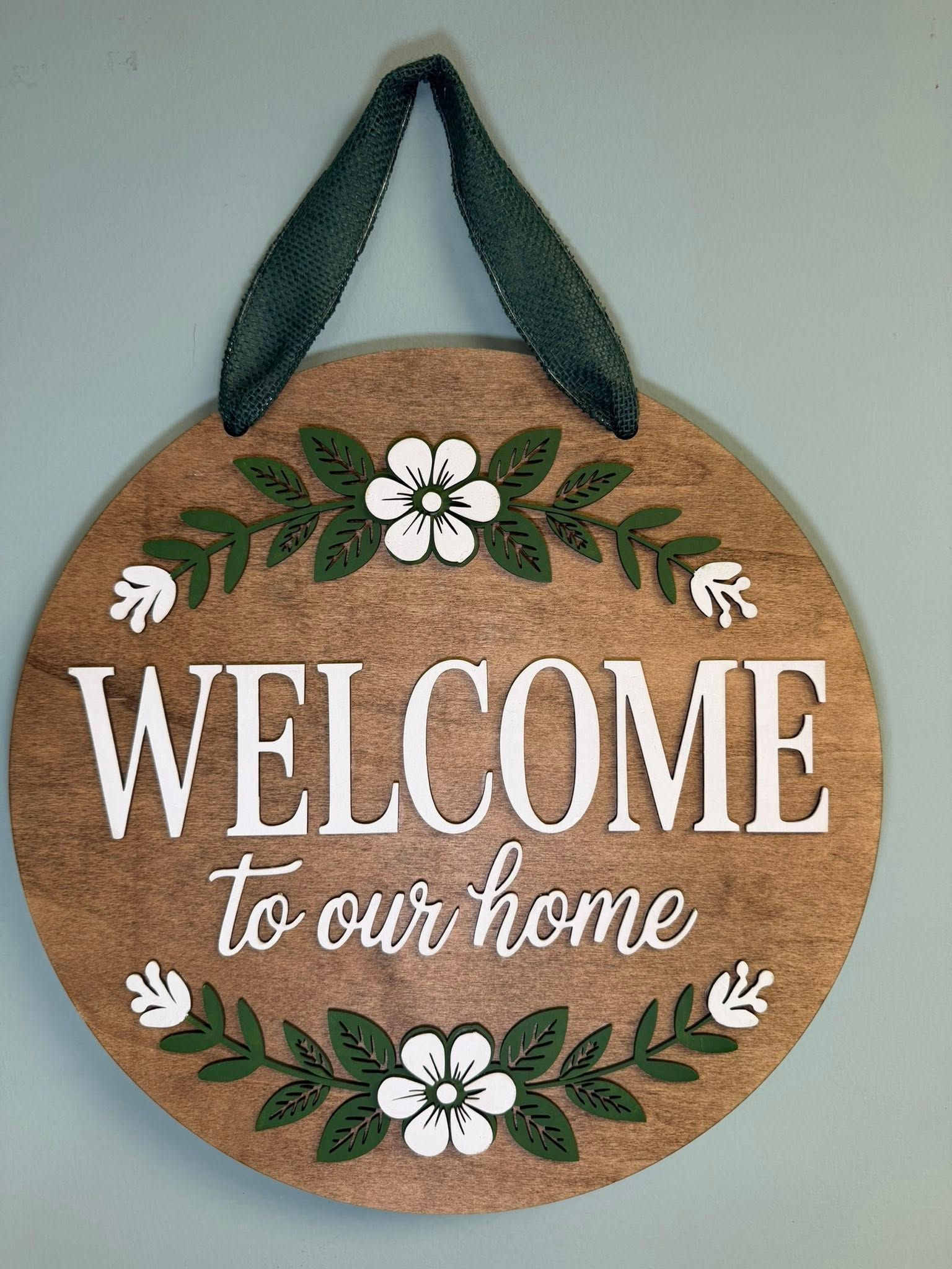Welcome Sign - Flowers