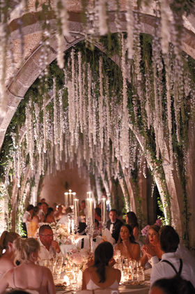 Beautiful floral installations. 