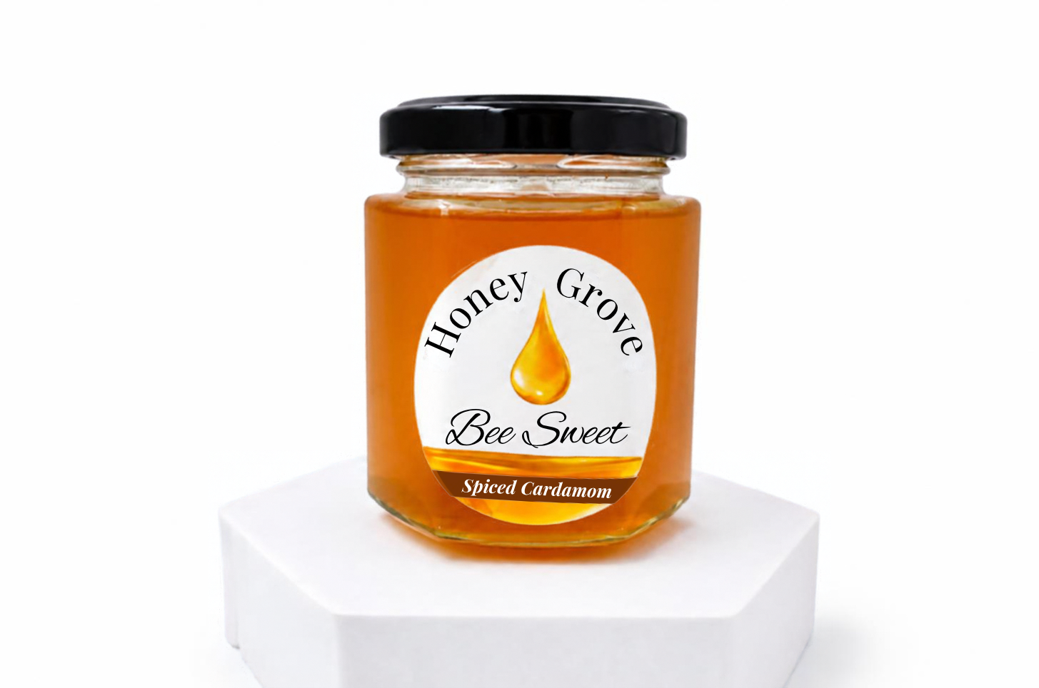 Spiced Cardamom infused honey by Honey Grove