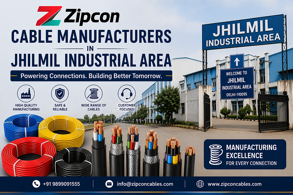 Cable Manufacturers in Jhilmil Industrial Area: How to Choose the Right Supplier for Quality and Reliability