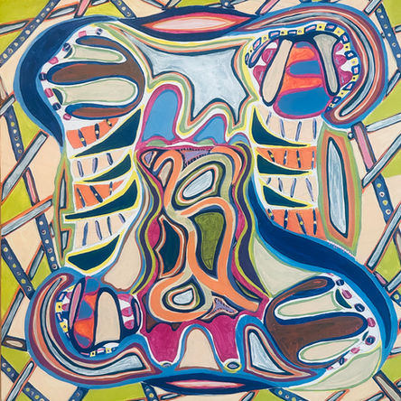 Abstract artwork by artist Zerric Clinton