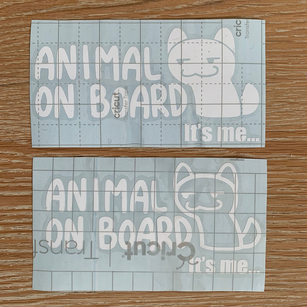 Thumbnail: "Animal on Board" Car Decal