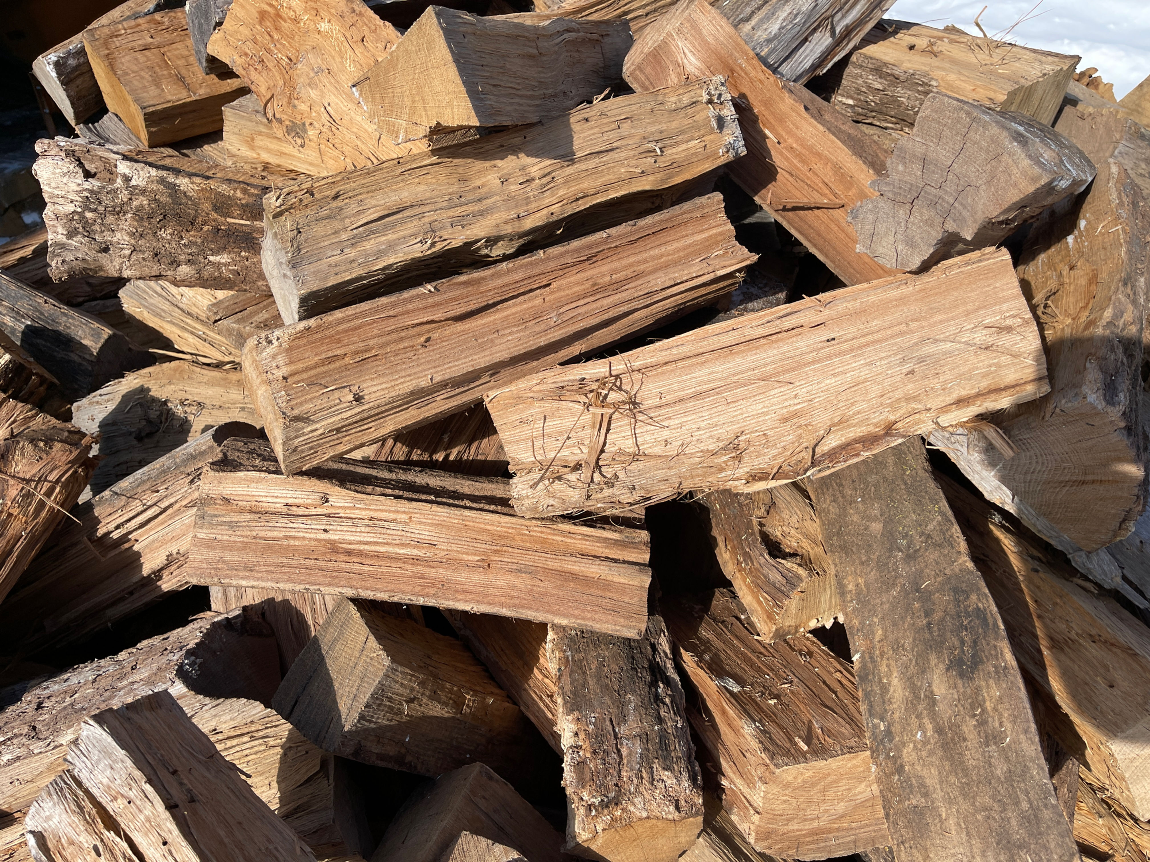 Oak Hickory Cherry Firewood Mix | One(1) Facecord