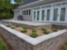 Retaining Walls, gardens, patio, Versa-lok, Blu60 Slate