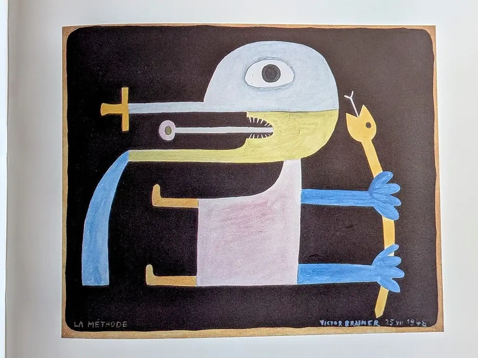 Miniatură: Victor Brauner – Colecția Muzeul Abbaye Saint-Croix, 1991