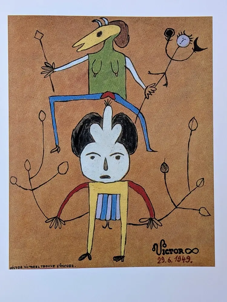Miniatură: Victor Brauner – Colecția Muzeul Abbaye Saint-Croix, 1991
