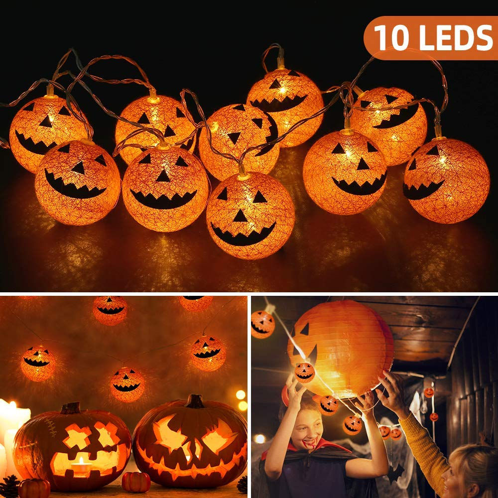 OUSFOT 10 Strisce LED per Decorazione Halloween 168cm