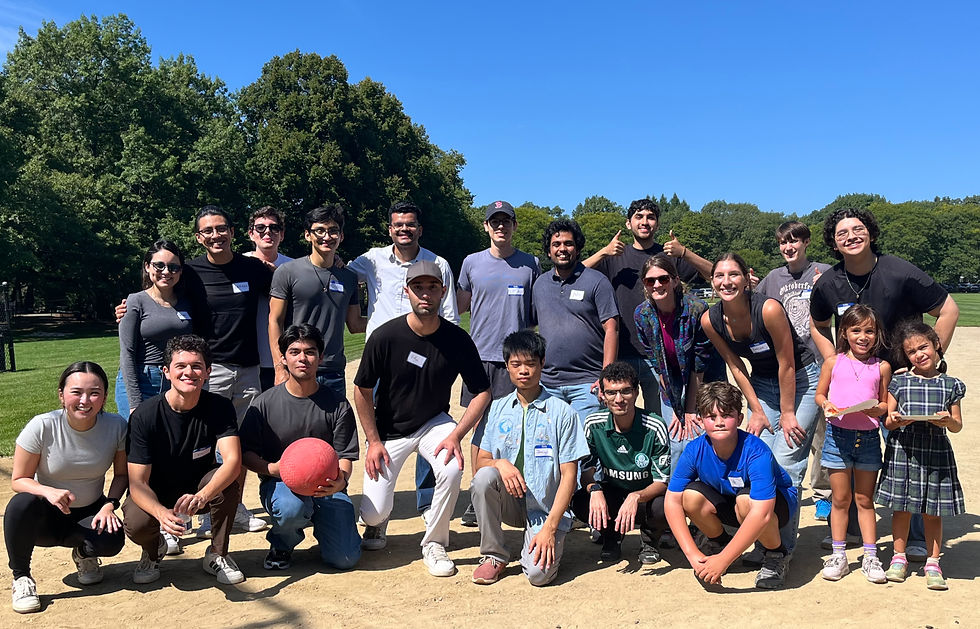 Kickball was also a blast to play with the team!