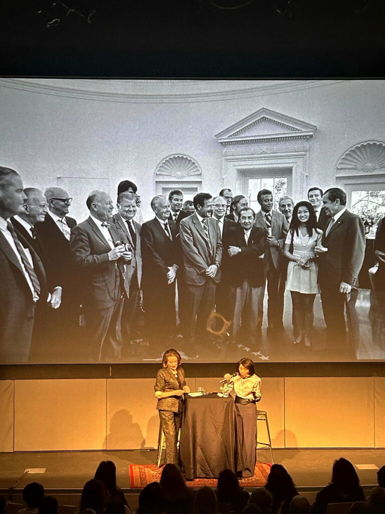 Connie Chung and Susan Goldberg. Courtesy photo by Megan Cattel.