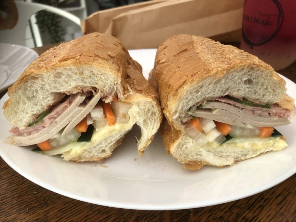 Banh Mi sandwich at Cafe Phinista