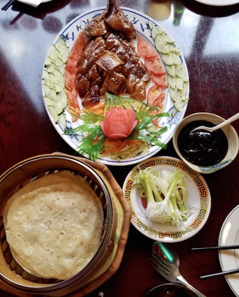 Three-course Peking Duck dinner at China King. (Photo courtesy of Richard Auffrey.)