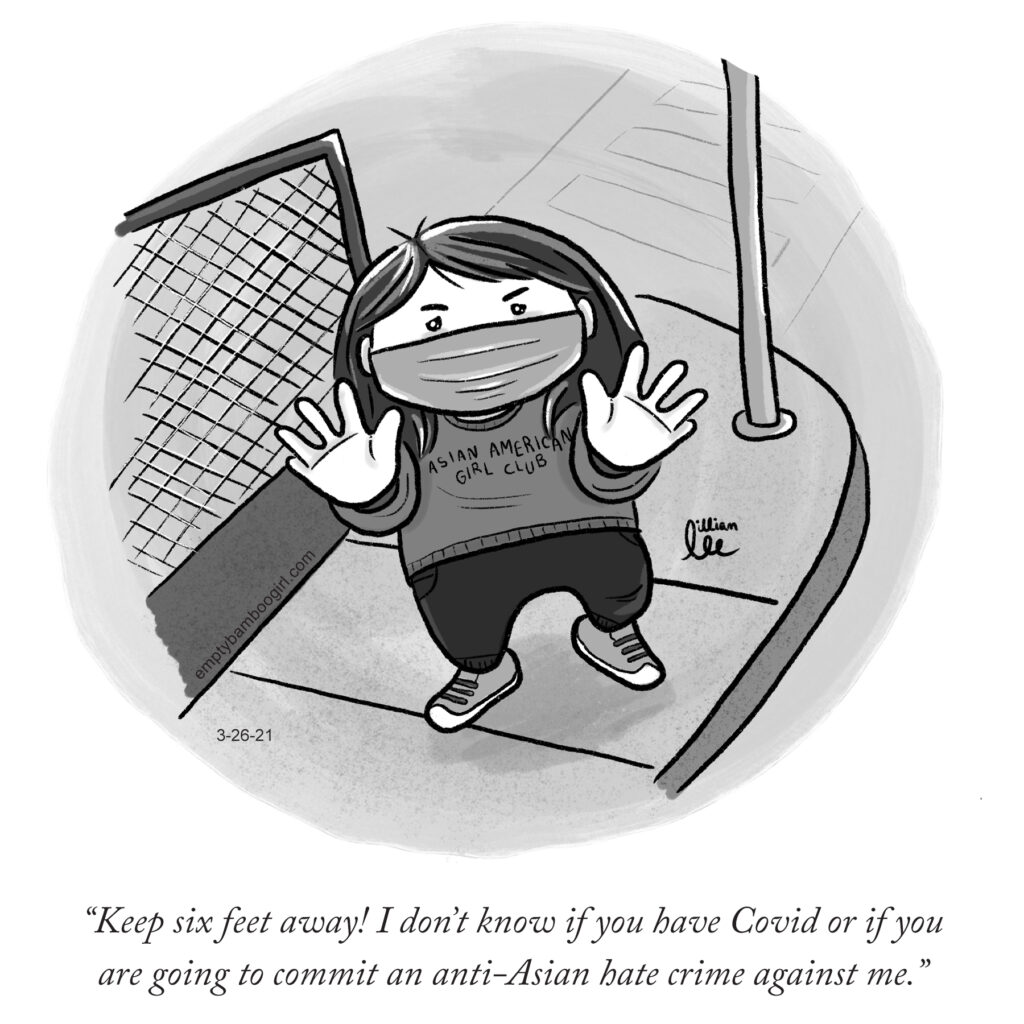 Comic by Empty Bamboo Girl coronavirus hate crimes