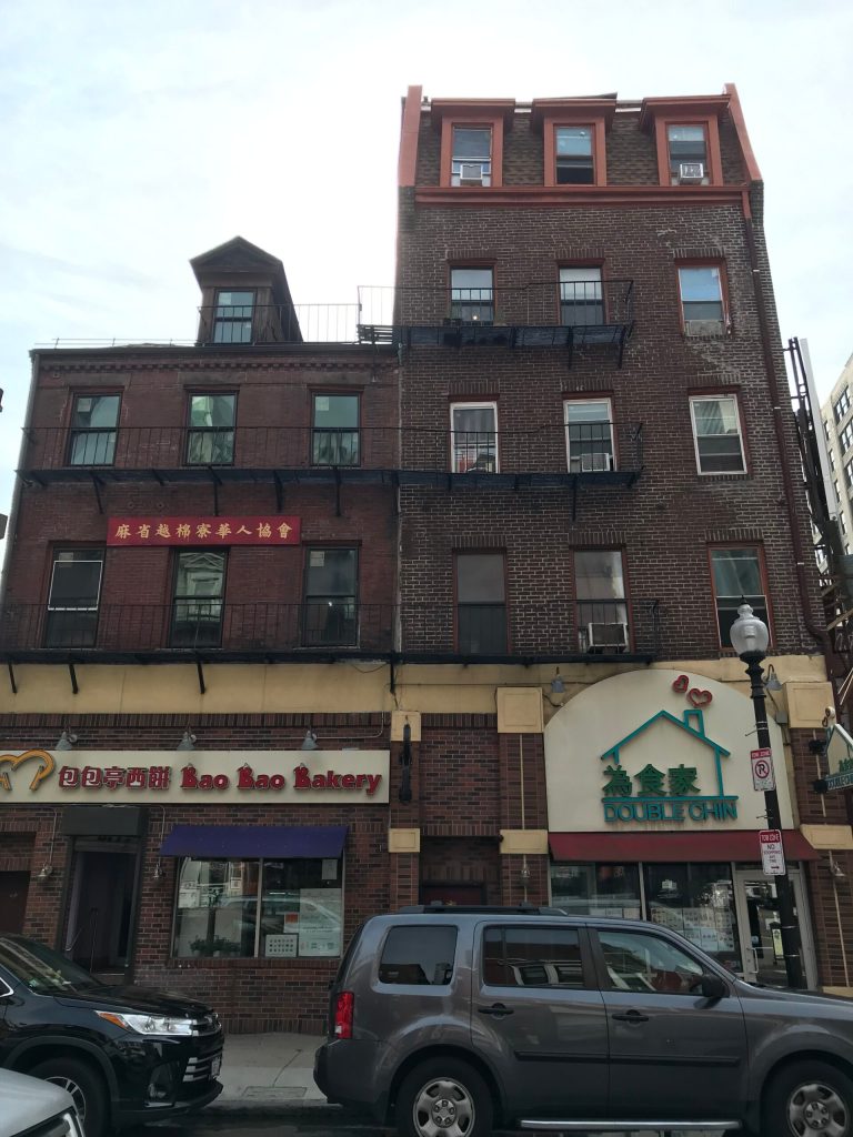 Rezoning proposals forthcoming from the BPDA will affect the future of vulnerable tenants at buildings like these | Photo courtesy of Chinatown Community Land Trust Executive Director Lydia Lowe