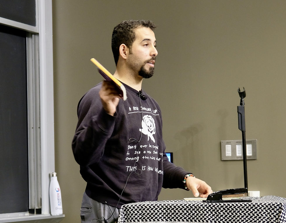 'Imagine Yourself in My Place': Palestinian Poet Mosab Abu Toha Asks of MIT Audience