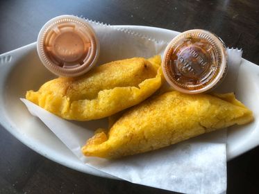 Arepas from Melodias. (Photo courtesy of Anna Ing.)