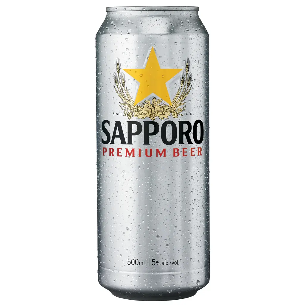 SAPPORO Japanese Lager Beer 500mL - CANS
