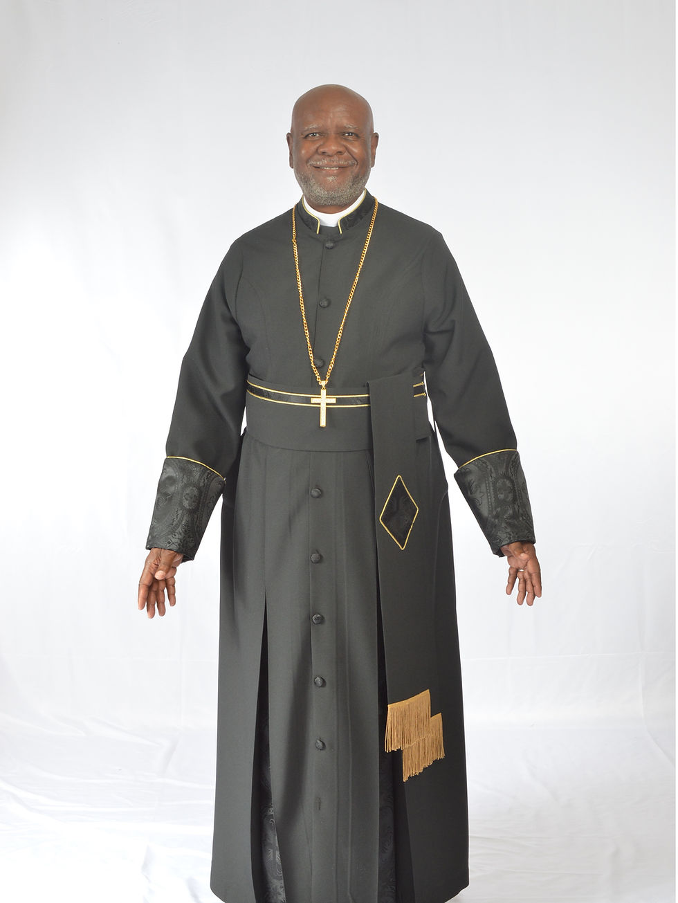 Thumbnail: Surplice W/Lace, Cassock, Tippett Set