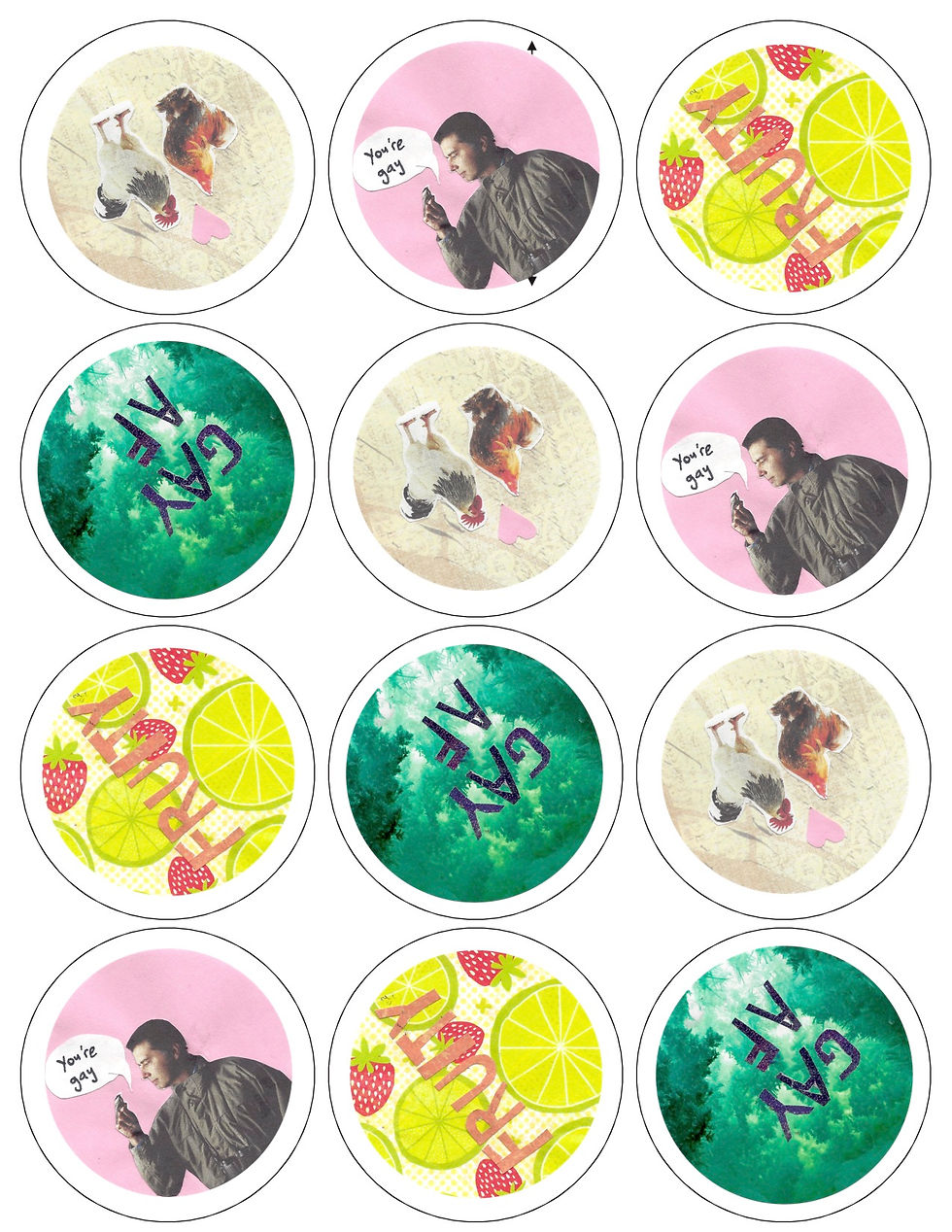 Funky pins