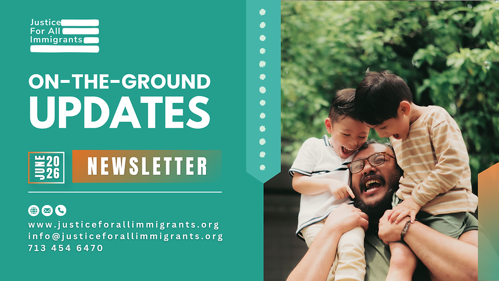 Executive Director Joy Green shares her June message reflecting on JFAI's legal victories, community partnerships, and ongoing commitment to immigrant justice.