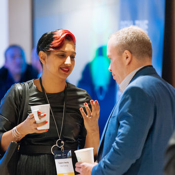 a picture of a corporate event in London by a corporate event photographer 