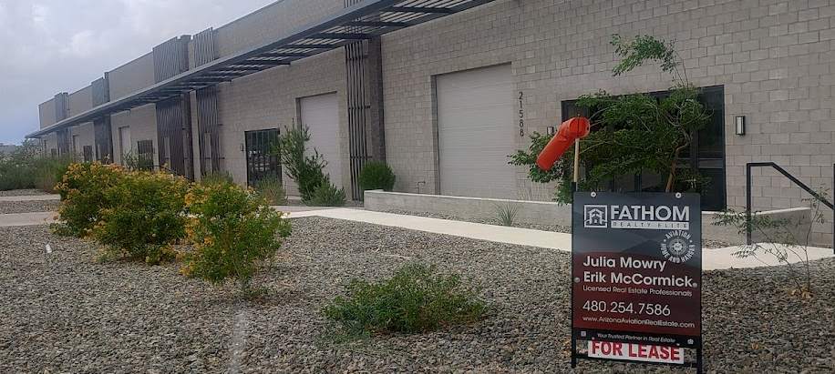 Erik McCormick at Pegasus Airpark Selling Aviation Real Estate