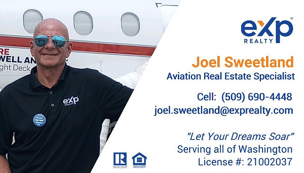 Joel Sweetland, Washington Aviation Real Estate Specialist