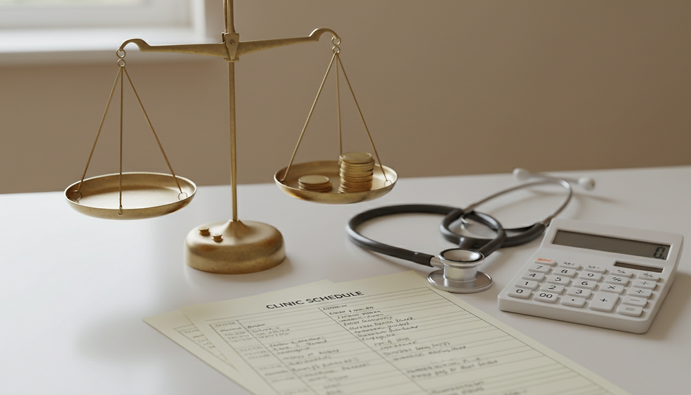 Equidade em Sociedades Médicas: Como Remunerar o Sócio Operacional sem Prejudicar o Estratégico