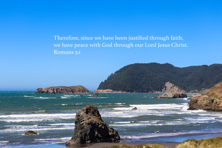 THE WORD OF GOD_GOD'S EARTH_INSPIRATIONAL_BEACH_PACIFIC OCEAN_WAVES_BLUESKY_OREGON_MICHAEL