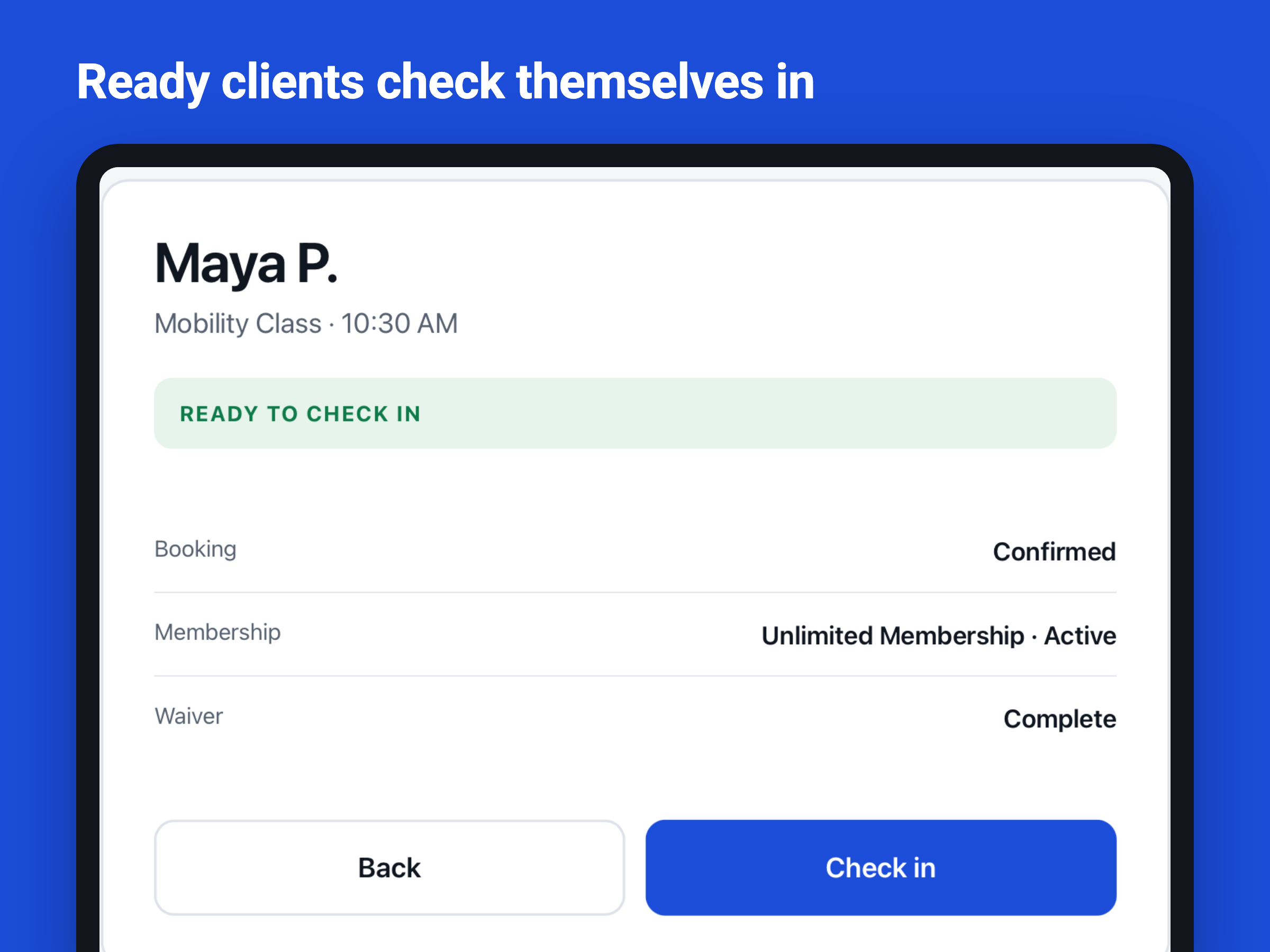 Better Check-In screenshot 2