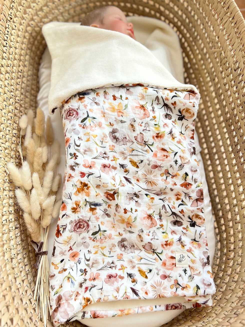 Miniatura: Canastilla Aqua floral