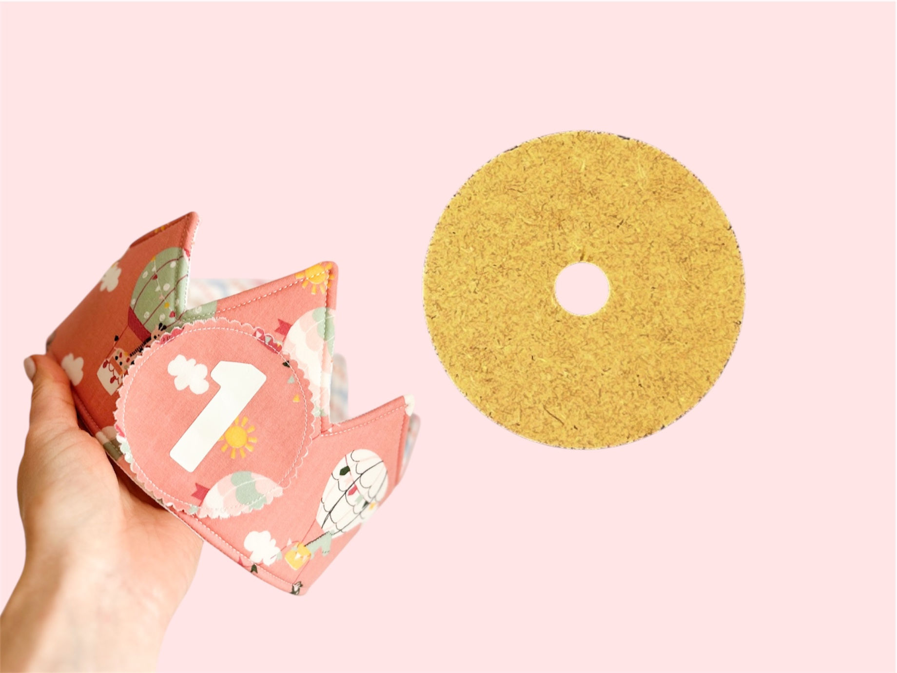 Patrón Circulo corona cumpleaños