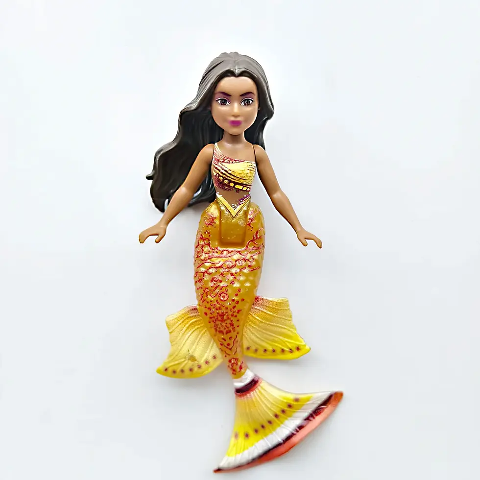 Thumbnail: Miniature mermaid doll toy