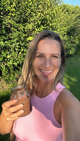 Veganer High-Protein-Grießpudding im Glas