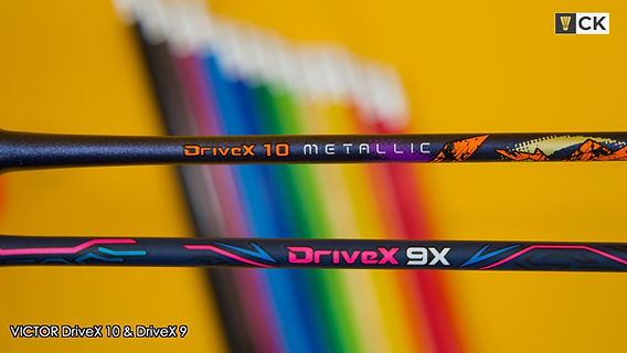 VICTOR DriveX 10 Metallic vs VICTOR DriveX 9X: Is the Metallic Better?
