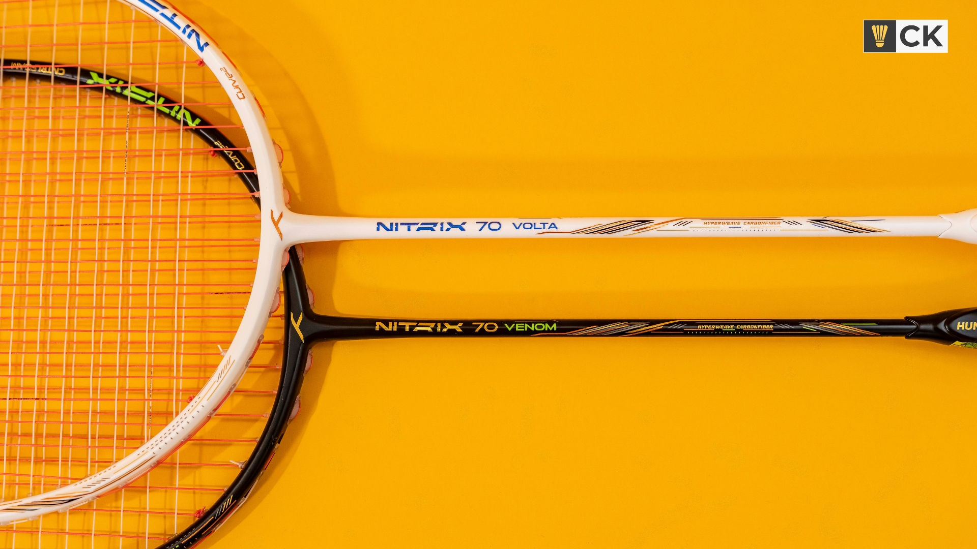 HNDRD Nitrix 70 Volta & Nitrix 70 Venom badminton rackets