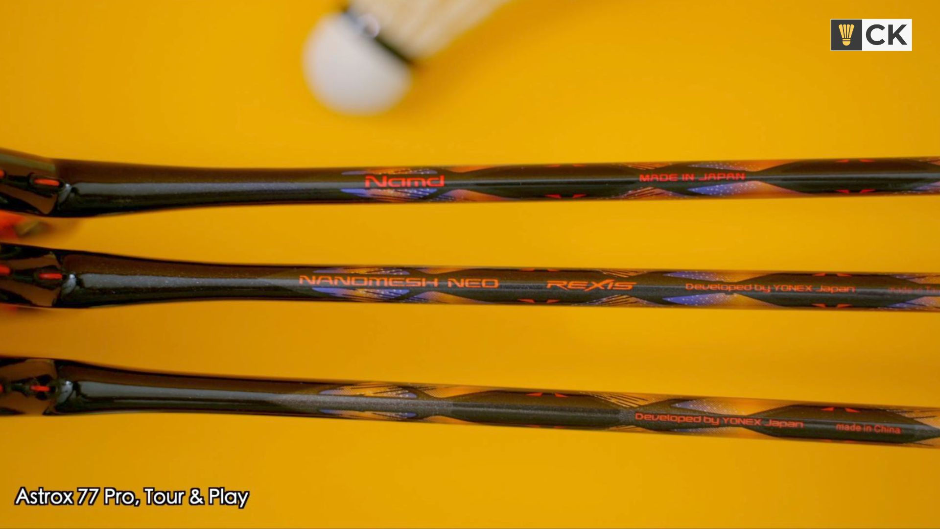 Yonex Astrox 77 Pro, Tour and Play Badminton Rackets