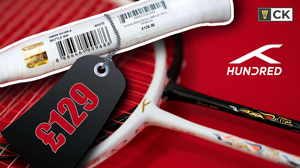 HNDRD Battle 900 badminton rackets