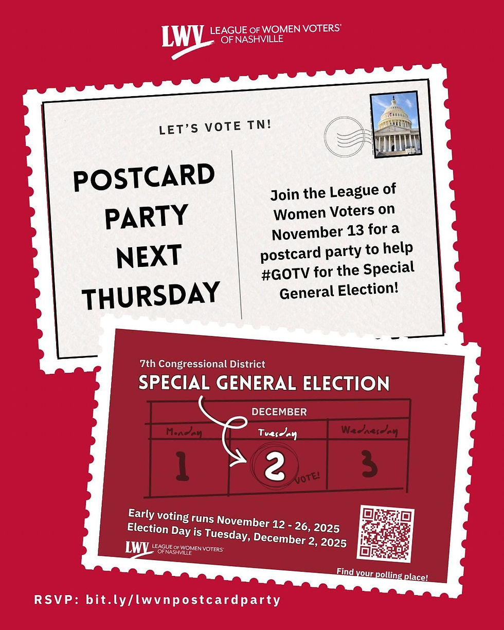 LWVN Postcard Party and Monthly Board Meeting