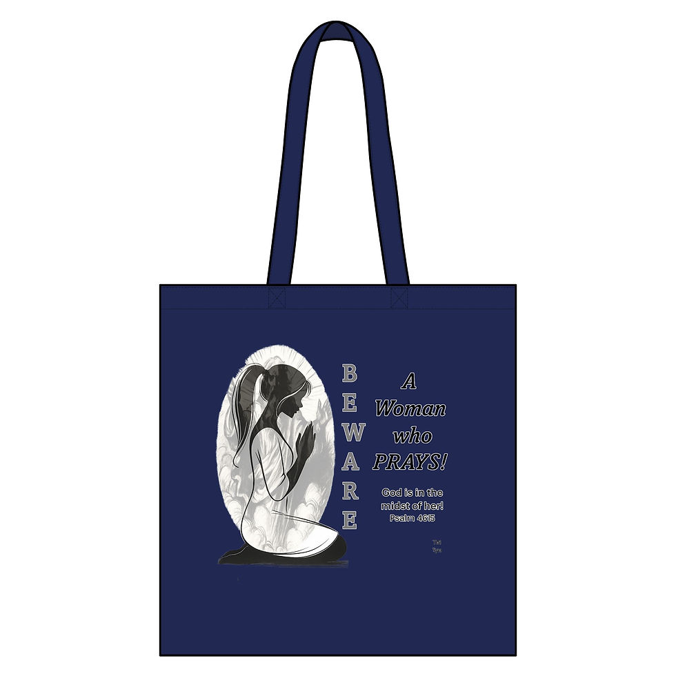 Thumbnail: BAWwPs Canvas Shopping Tote — Inspirational Grocery Bag