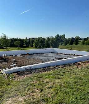 Footings, Insulated concrete forms (ICF) and light construction in Pella and central Iowa