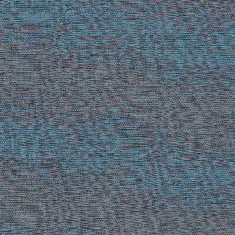 Blue woven textured wallcovering with horizonal lines