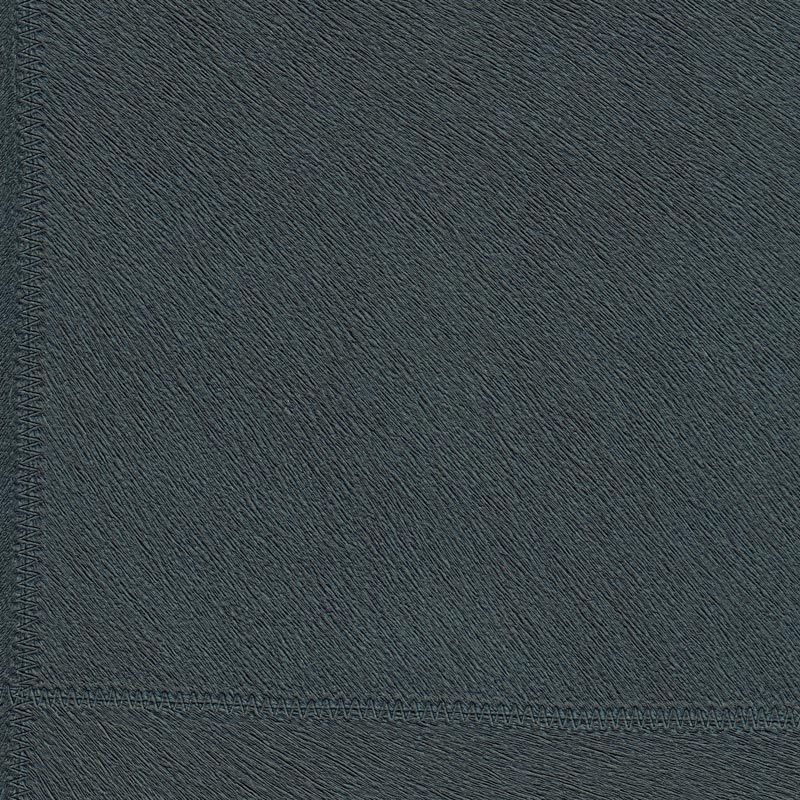 Navy Blue stitched leather-like wallcovering