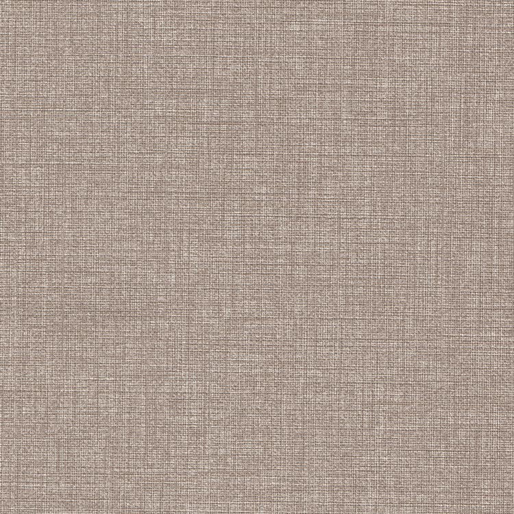 Brown, finely woven textile-look wallcovering.