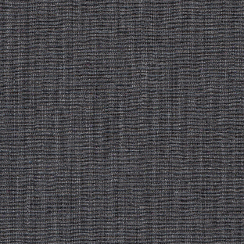 Dark grey woven wallcovering with a fine crosshatch weave