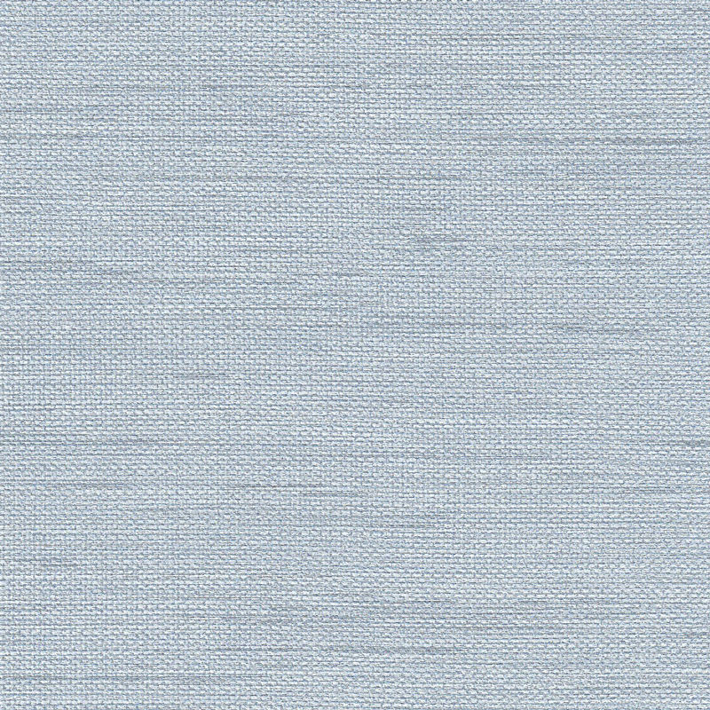 Wallcovering featuring a subtle woven texture in a soft blue tone