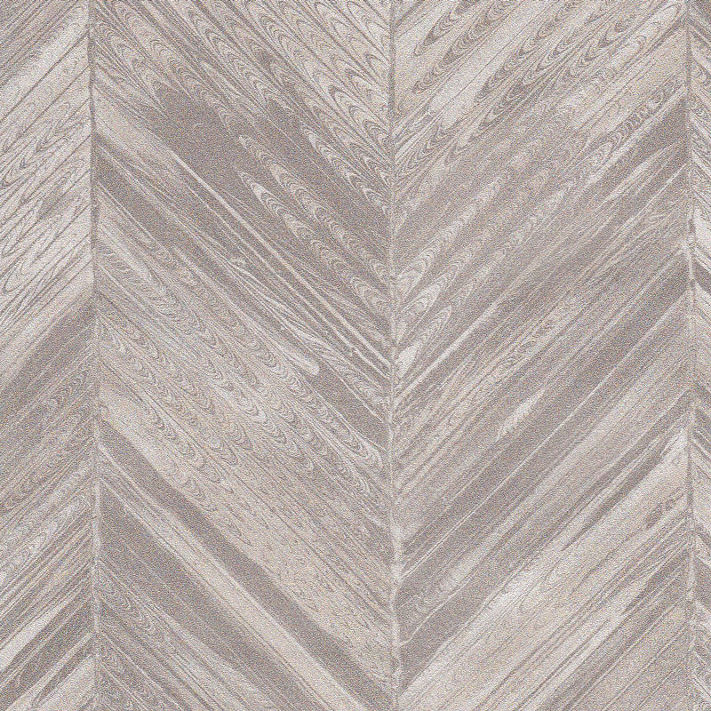 Beige grey herringbone wallcovering