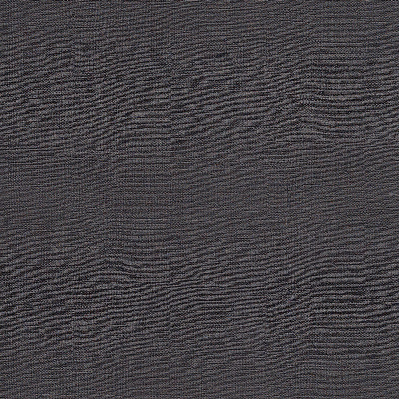 dark grey wallcovering with a fine linen-inspired woven texture and soft crosshatch detailing.