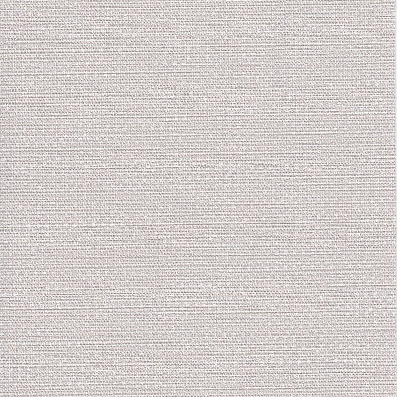Beige linen-textured woven wallcovering.