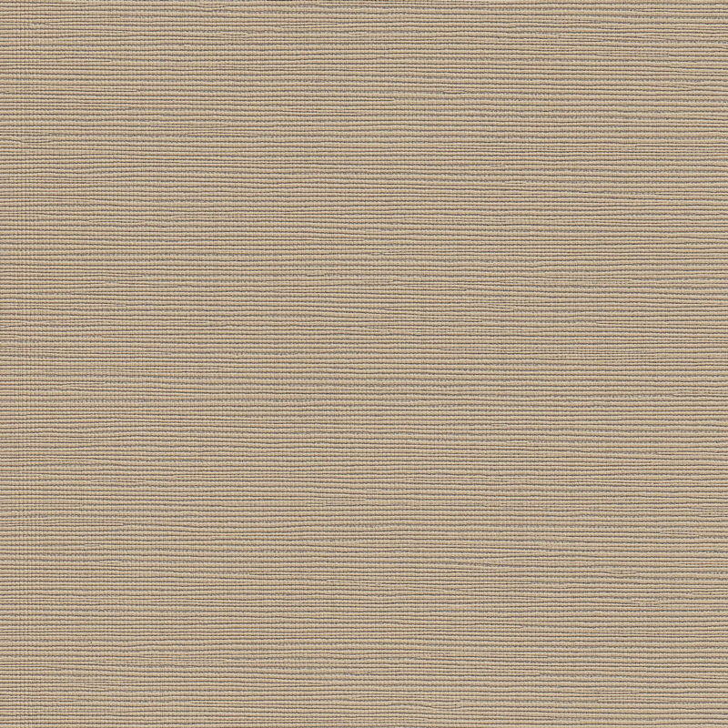 Beige ribbed textured wallcovering.