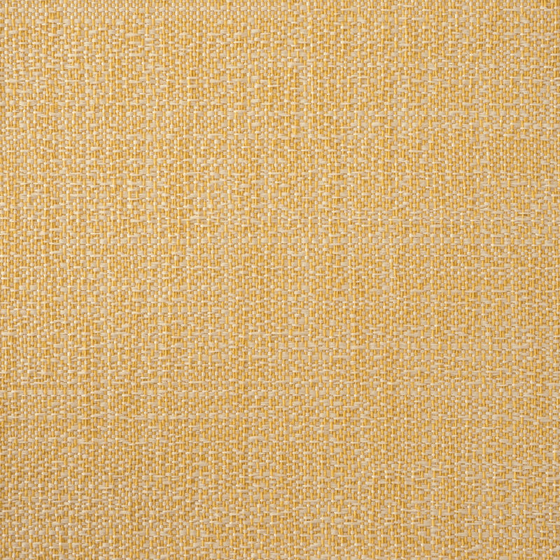 Yellow seamless woven textile wallcovering